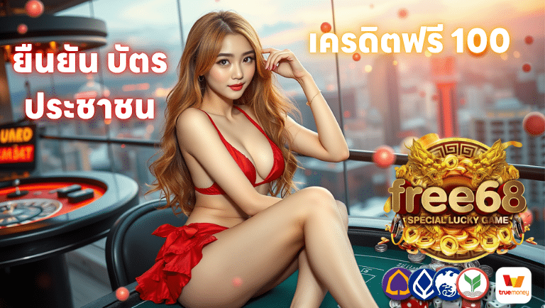 เครดิตฟรี 100 ยืนยัน บัตรประชาชน